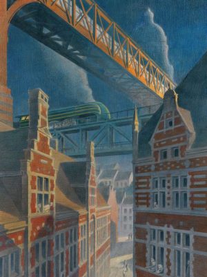 Sérigraphie La type 12 François Schuiten